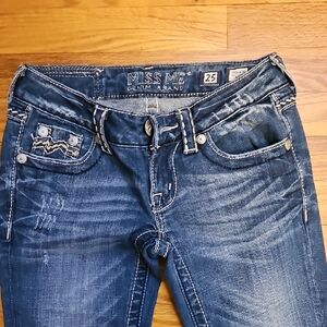 Miss Me Women's Dark Blue Boot Cut Jeans